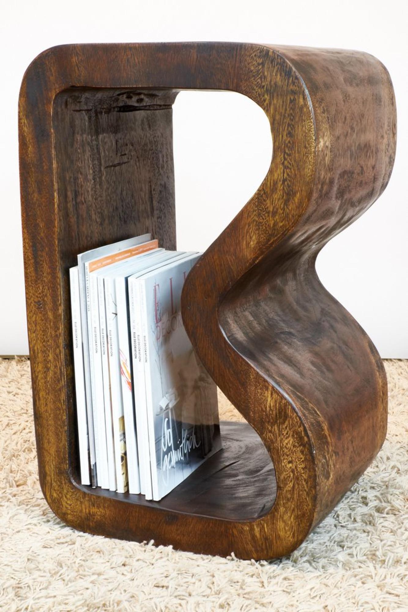 Beistelltisch-Hocker Modell B choco